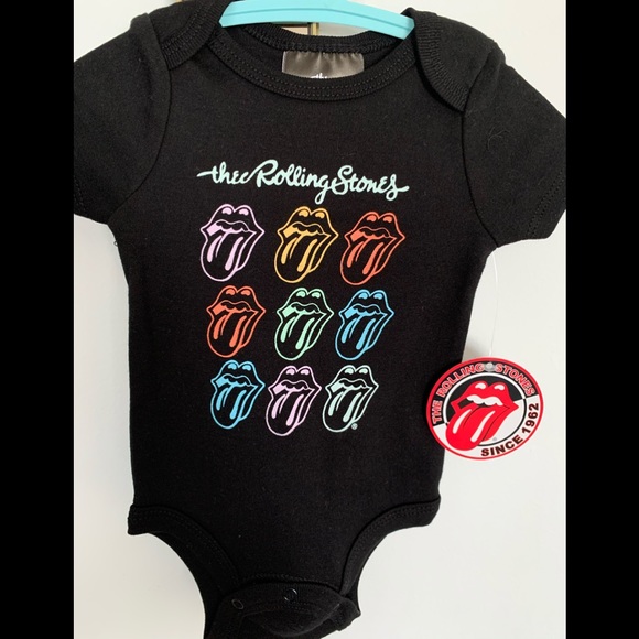The Rolling Stones onesie NWT 0-3 months - Picture 1 of 7